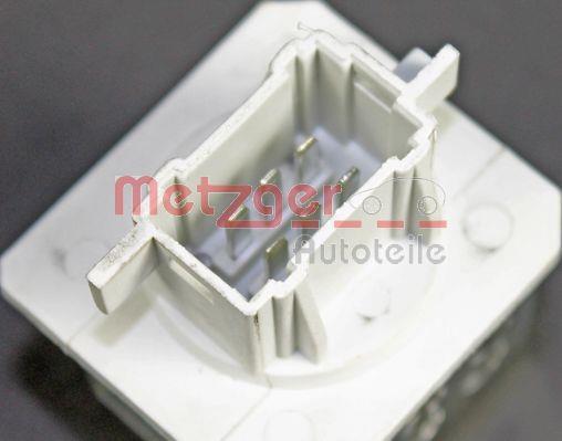 Résistance, pulseur d'air habitacle (Élément de commande, chauffage/ventilation) METZGER ref. 0917109